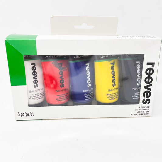 Reeves 5 pc. Acrylic Paint Set