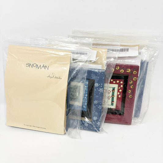 Framed Angel Stitchin' Cross Stitch Kits