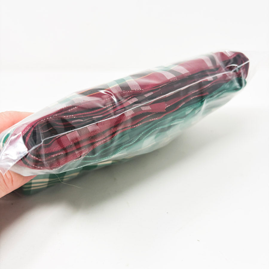 Silky Wire Edge Wide Ribbon Remnants Bundle