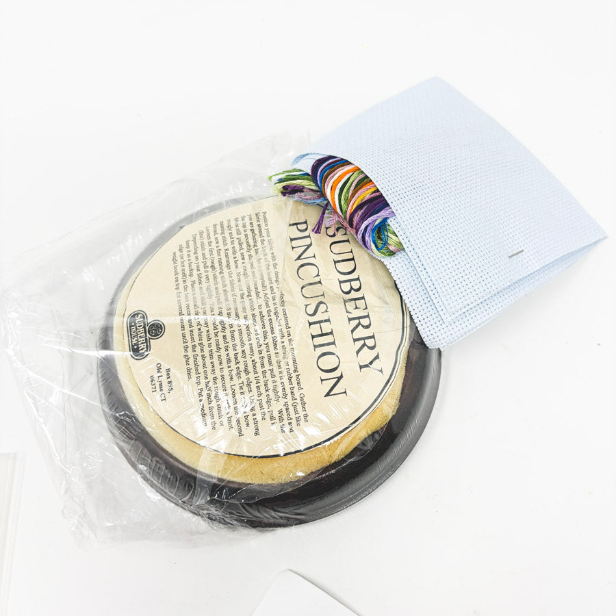 Pansies – Sudberry Pincushion Cross Stitch Kit