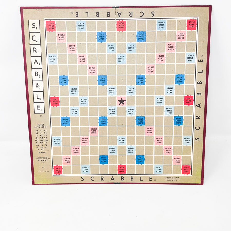 Vintage Scrabble Board