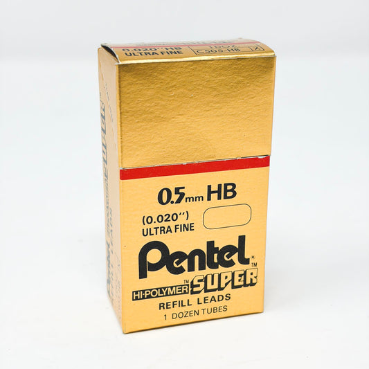 Pentel Hi-Polymer Super Lead - 12 Tubes