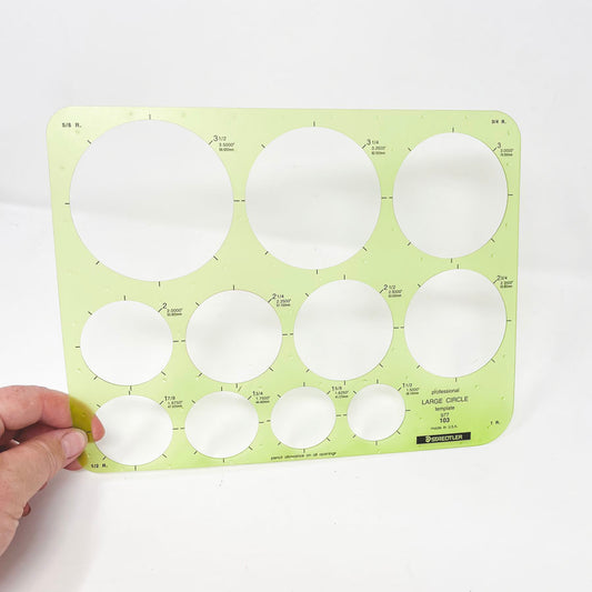 Staedtler Drafting Large Circle Template