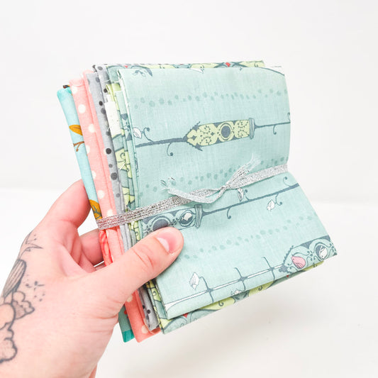Coral & Aqua Fabric Bundle