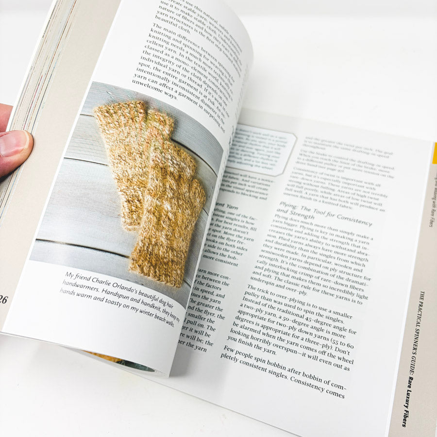 The Practical Spinner's Guide – Rare Luxury Fibers Book by Judith MacKenzie