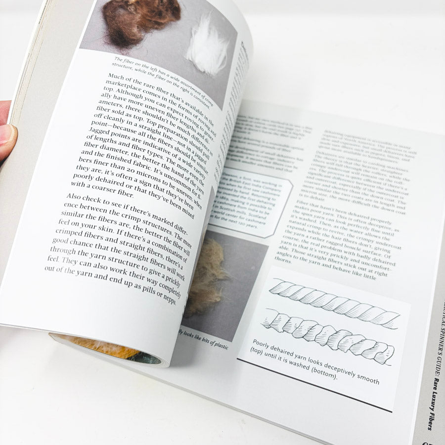 The Practical Spinner's Guide – Rare Luxury Fibers Book by Judith MacKenzie