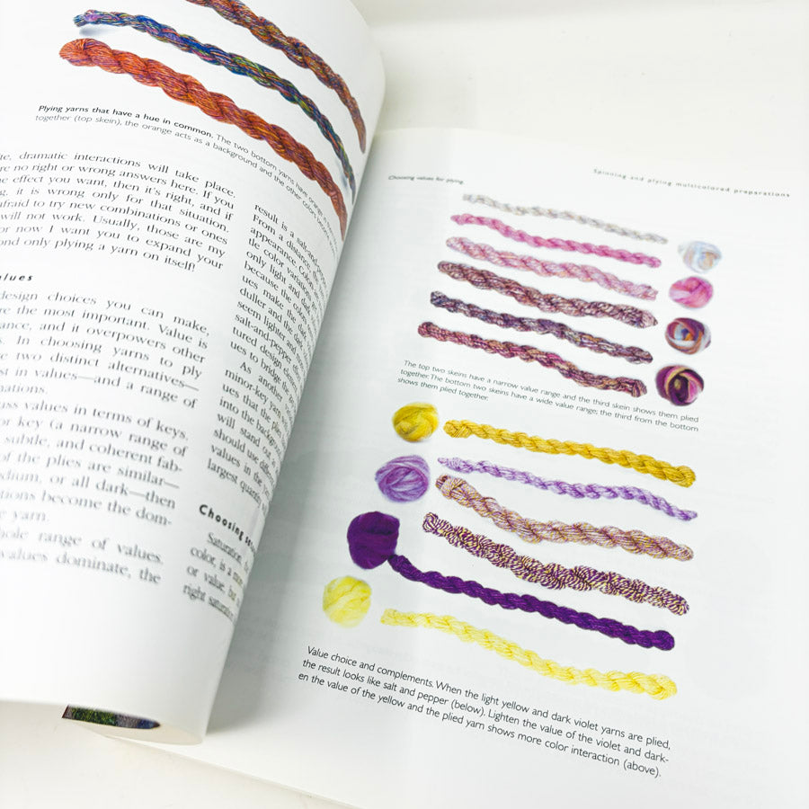 Color In Spinning Book by Deb Menz