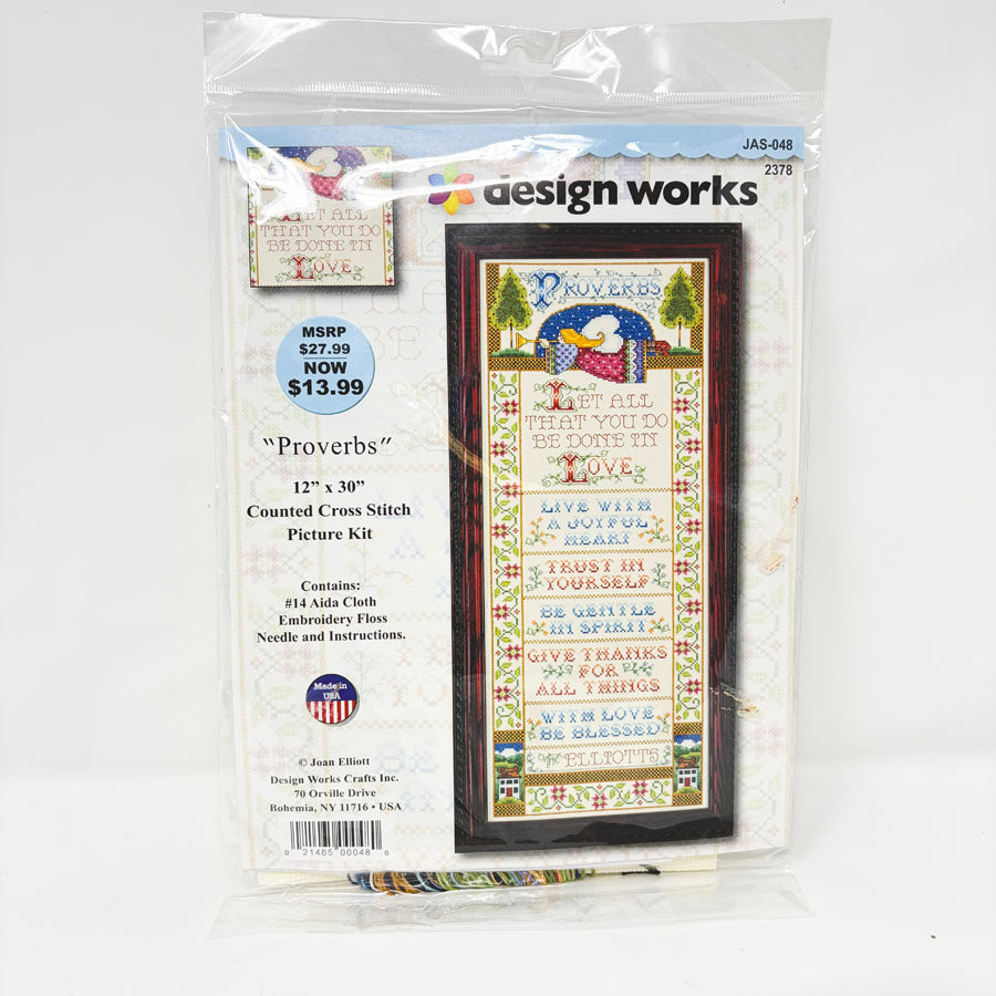 Design Works "Provebs" Counted Cross Stitch Kit