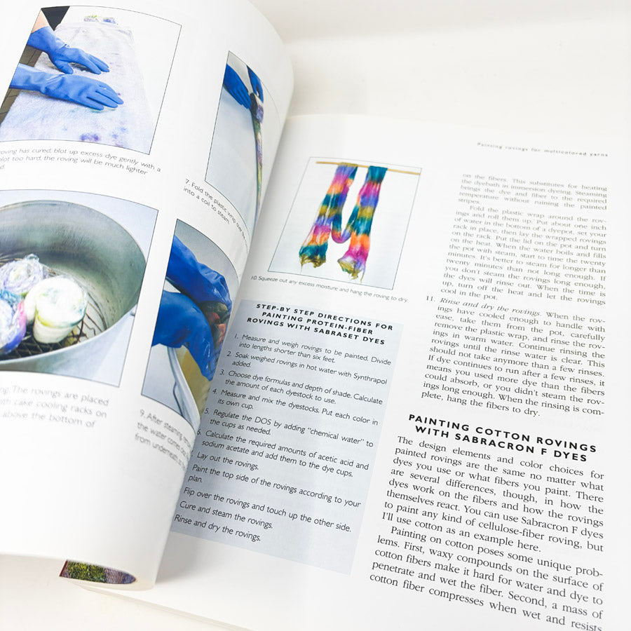 Color In Spinning Book by Deb Menz