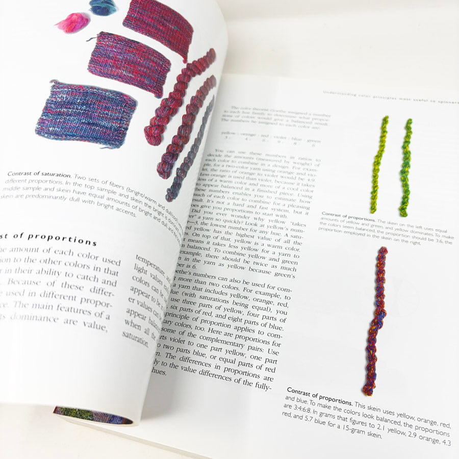 Color In Spinning Book by Deb Menz