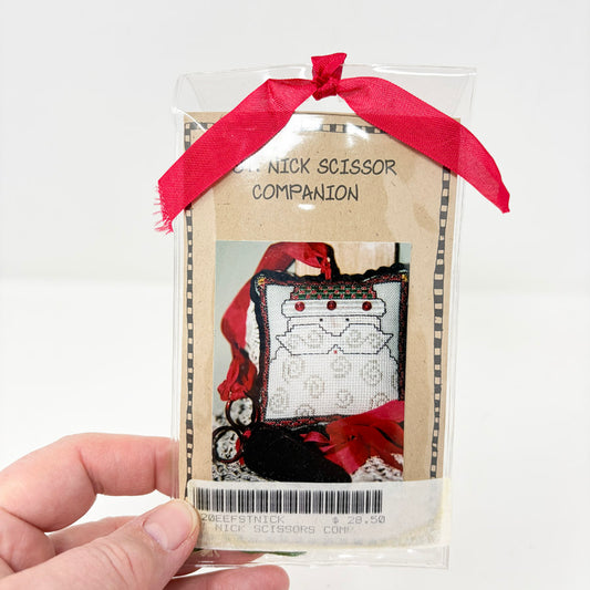 St. Nick Scissor Companion Cross Stitch Kit