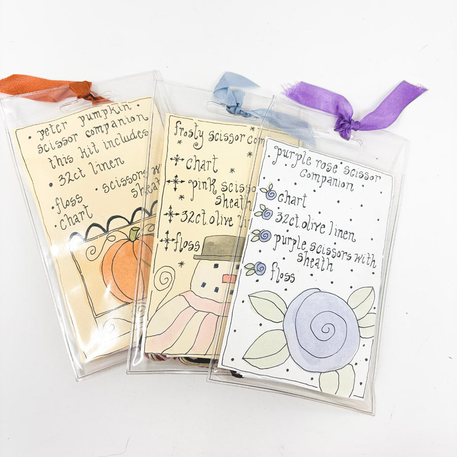 Ewe & Eye & Friends Scissor Companion Cross Stitch Kits