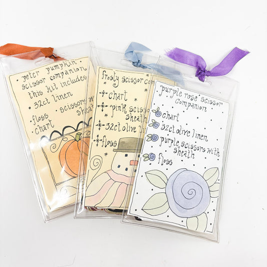 Ewe & Eye & Friends Scissor Companion Cross Stitch Kits