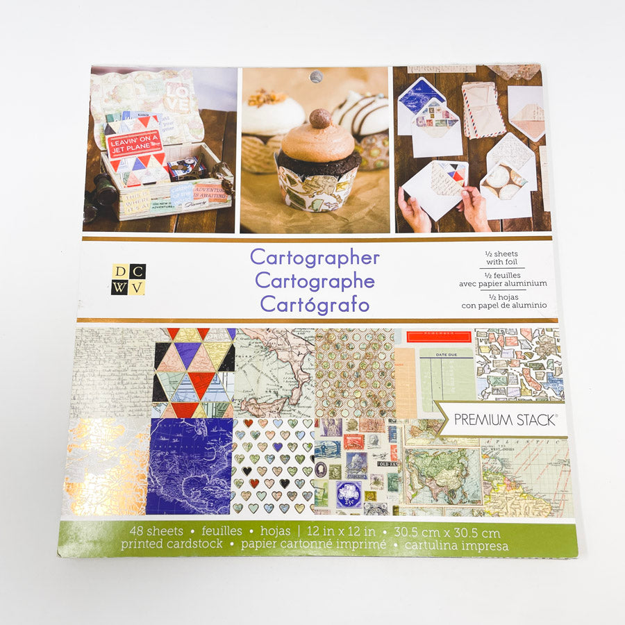 DCWV Cartographer 12x12 Paper Pack