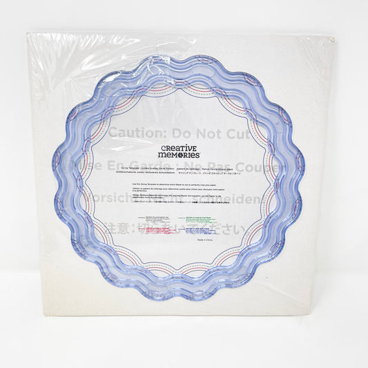 Creative Memories Jumbo Scallop Circle Pattern
