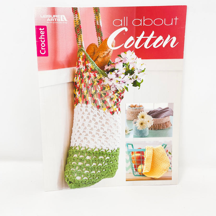 "All About Cotton" Crochet Booklet by Leisure Arts