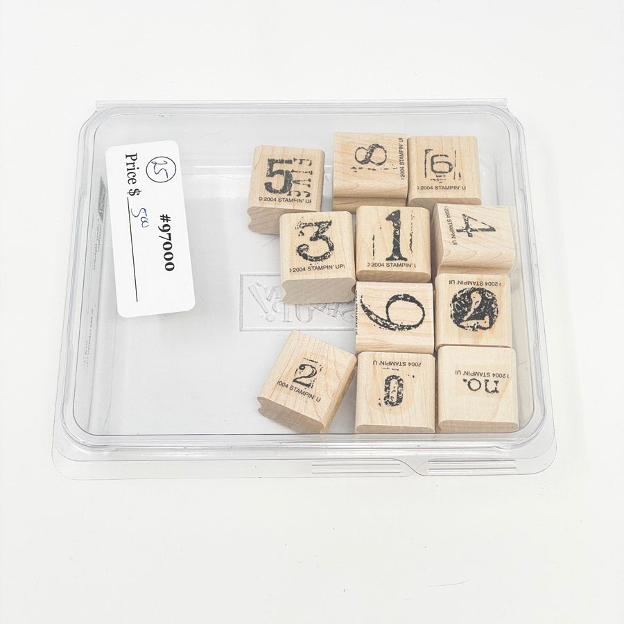Stampin' Up Small Box Set Rubber Stamps