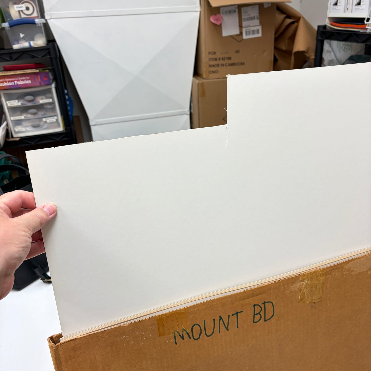 Seven Sheets of 28" x 44" Picture Mounting Board – Likely Crescent Melton