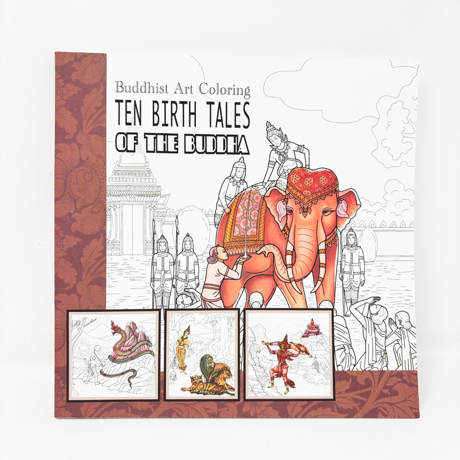 Buddhist Art Coloring Book – Ten Birth Tales of the Budda