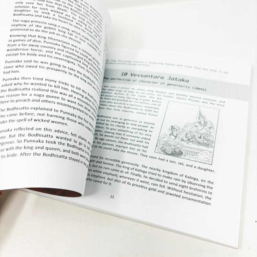 Buddhist Art Coloring Book – Ten Birth Tales of the Budda