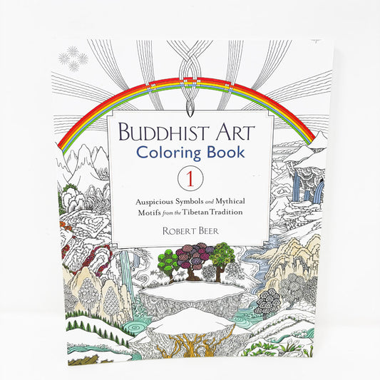 Buddhist Art Coloring Book – Auspicious Symbols
