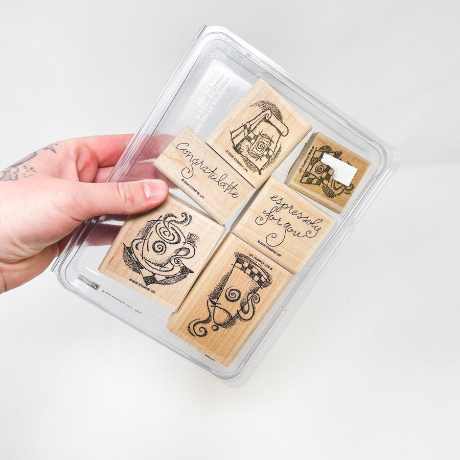 Stampin' Up Medium Box Set Rubber Stamps