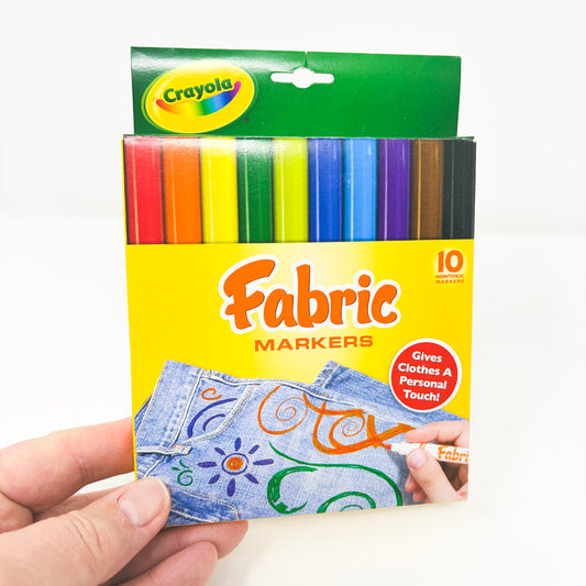 Crayola Fabric Markers 10 Pack