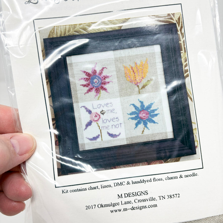 Loves Me Loves Me Not – M Designs Cross Stitch Kit