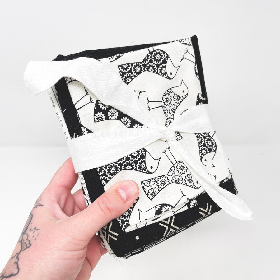 Photocopy Birds Fabric Bundle