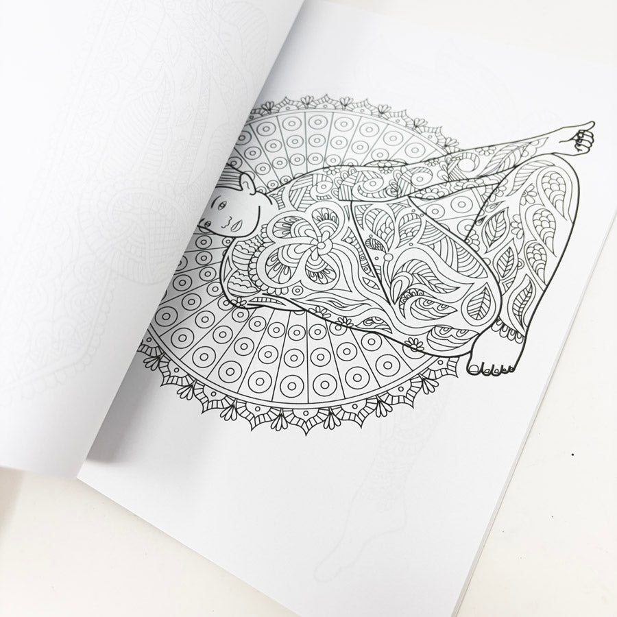The Yoga and Mindfulness Coloring Book