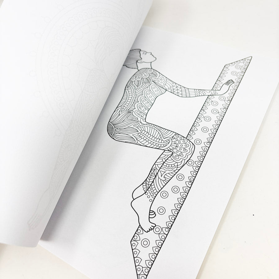 The Yoga and Mindfulness Coloring Book