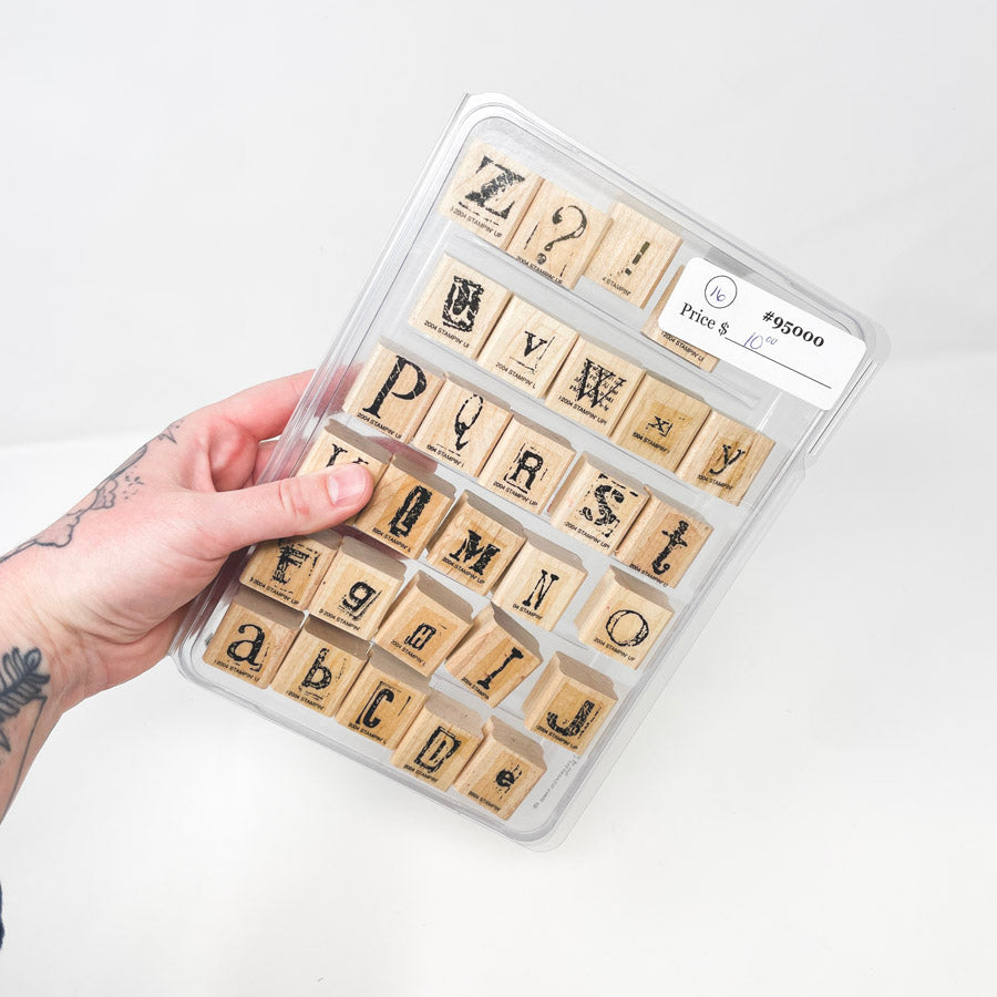 Stampin' Up Medium Box Set Rubber Stamps