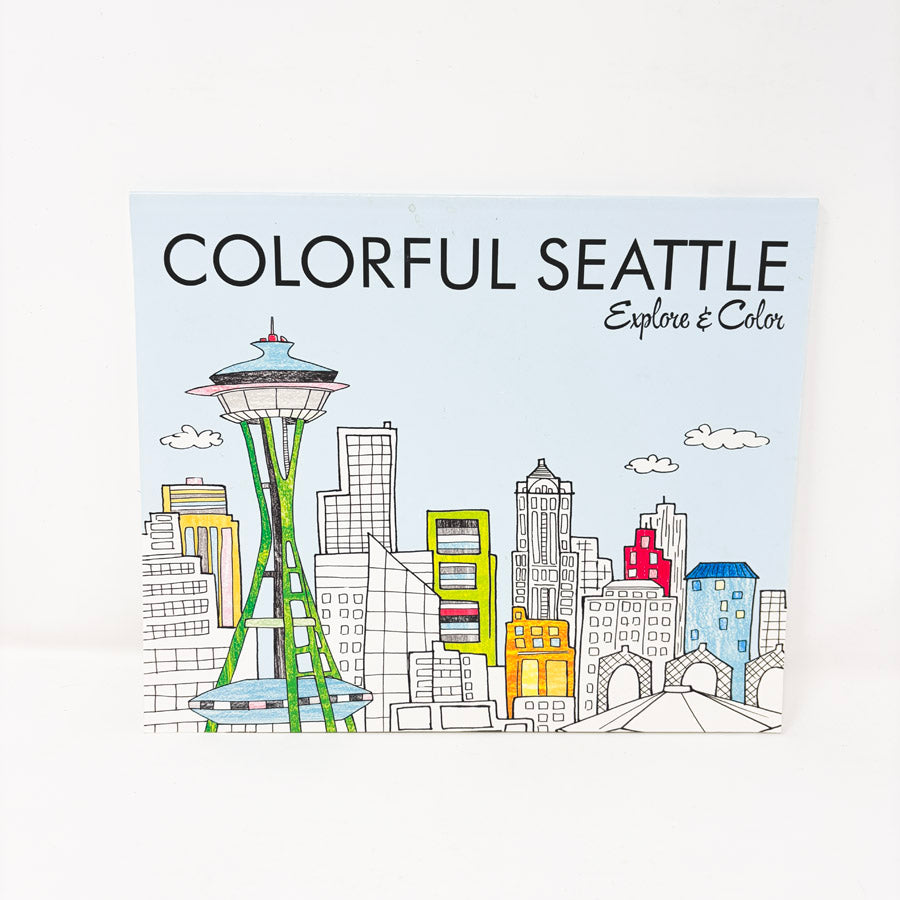 Colorful Seattle Explore & Color Coloring Book