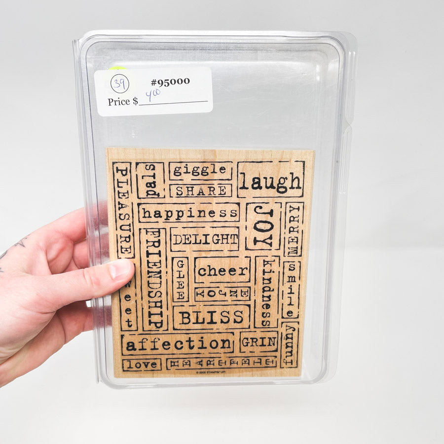 Stampin' Up Medium Box Set Rubber Stamps