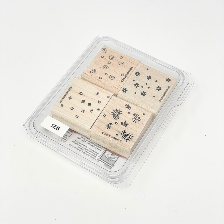 Stampin' Up Small Box Set Rubber Stamps