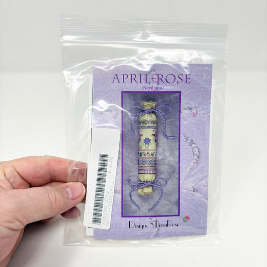 April Rose Needleroll Cross Stitch Kit