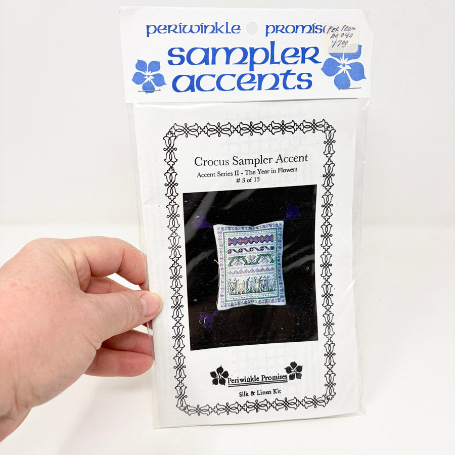 Crocus Sampler Accent Cross Stitch Kit