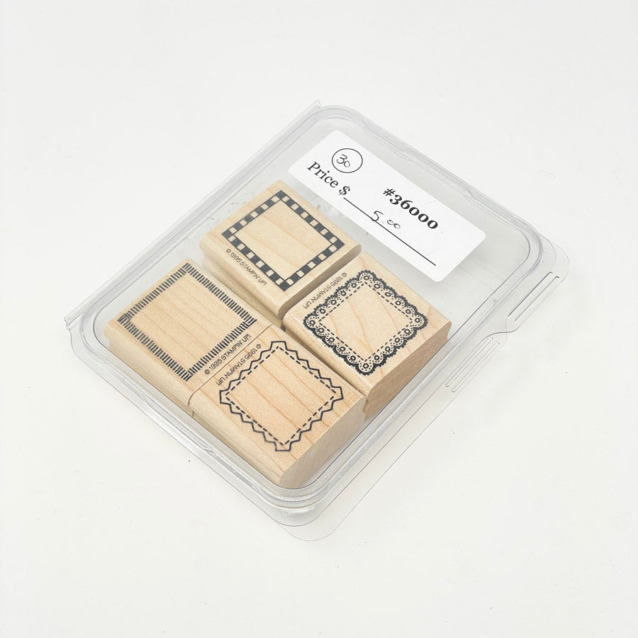 Stampin' Up Small Box Set Rubber Stamps