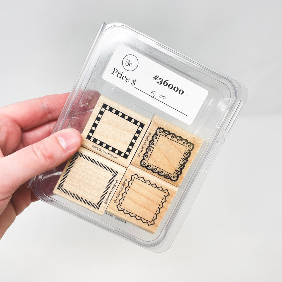Stampin' Up Small Box Set Rubber Stamps