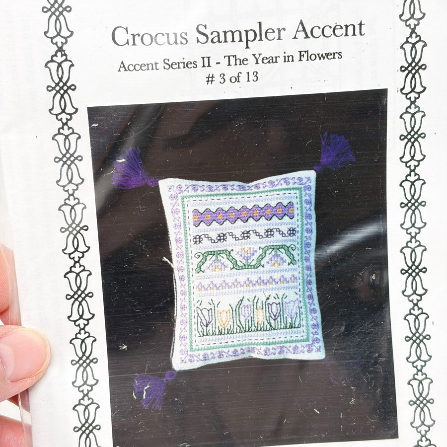 Crocus Sampler Accent Cross Stitch Kit