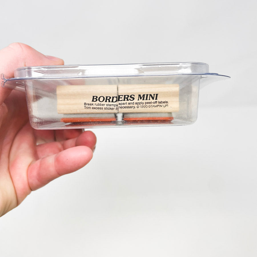 Stampin' Up Small Box Set Rubber Stamps