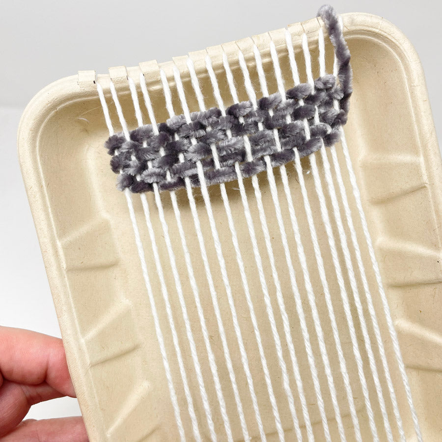 Celadon Gray Yarn Sushi Weaving Kit