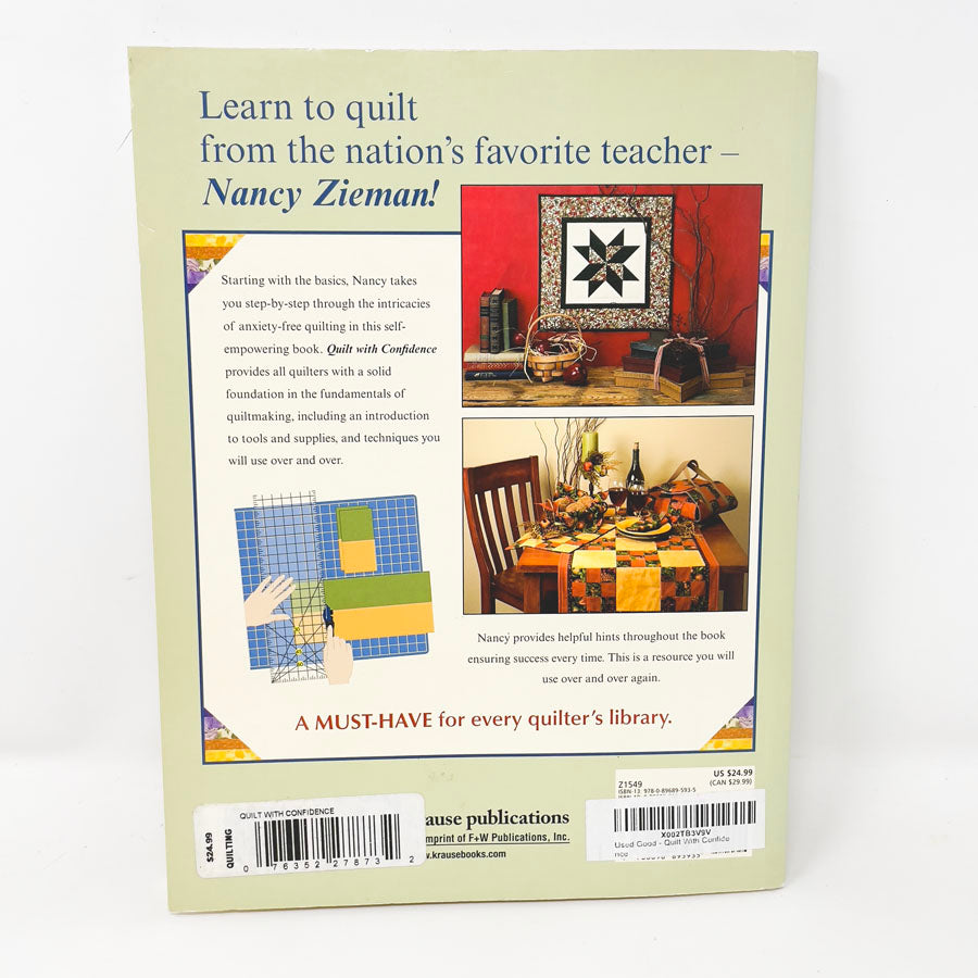 "Quilt With Confidence" by Nancy Zieman