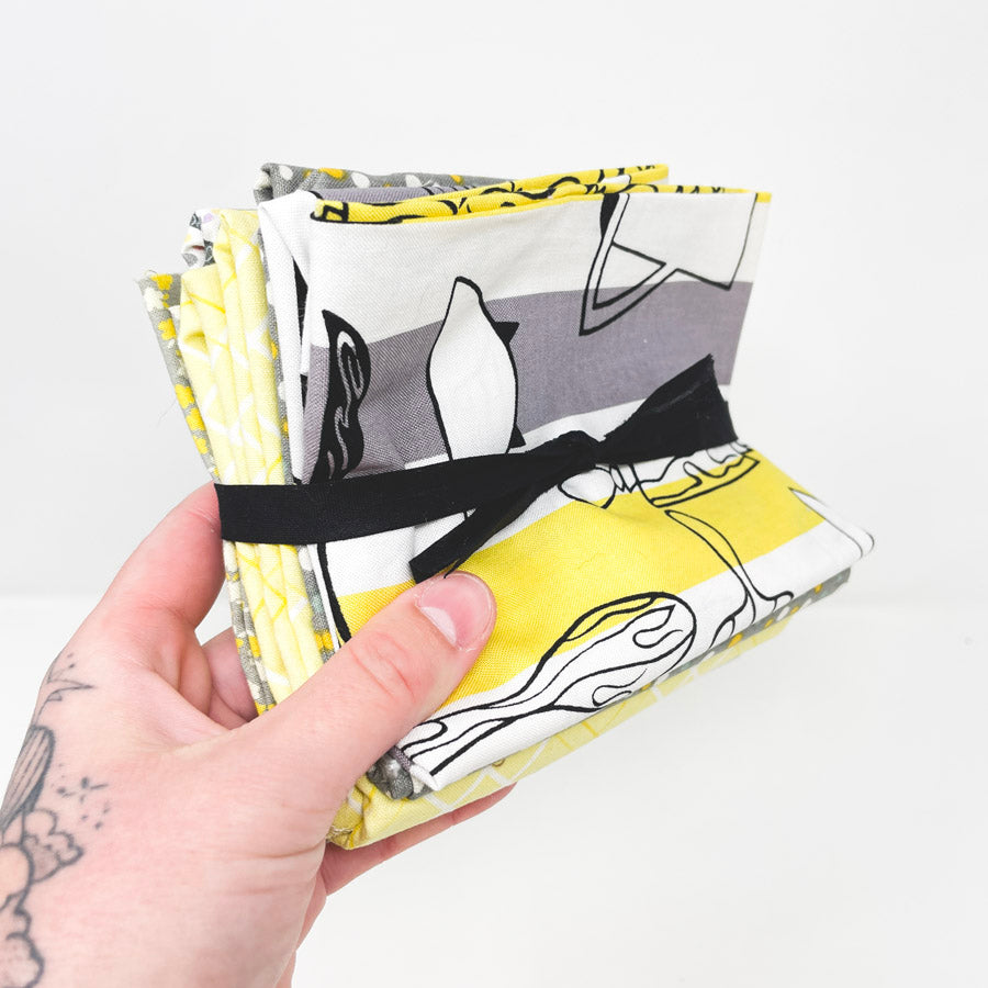 Lemon Gray Fabric Bundle