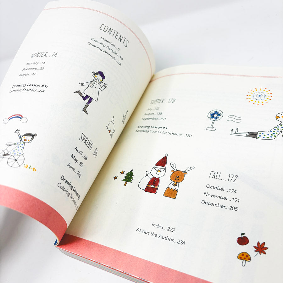 How to Draw Almost Every Day Book by Kamo