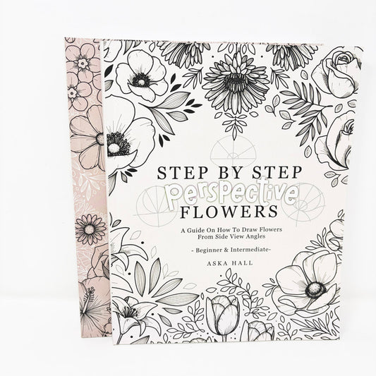 How To Draw Flowers Books by Aska Hall