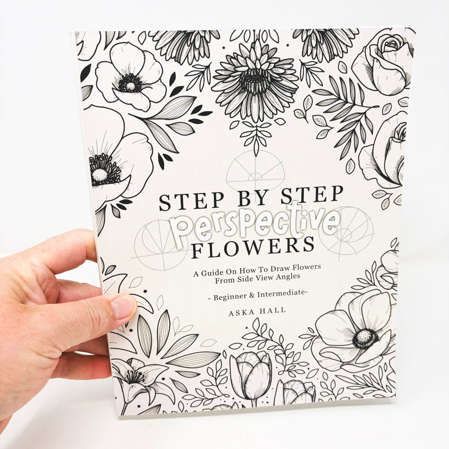 How To Draw Flowers Books by Aska Hall