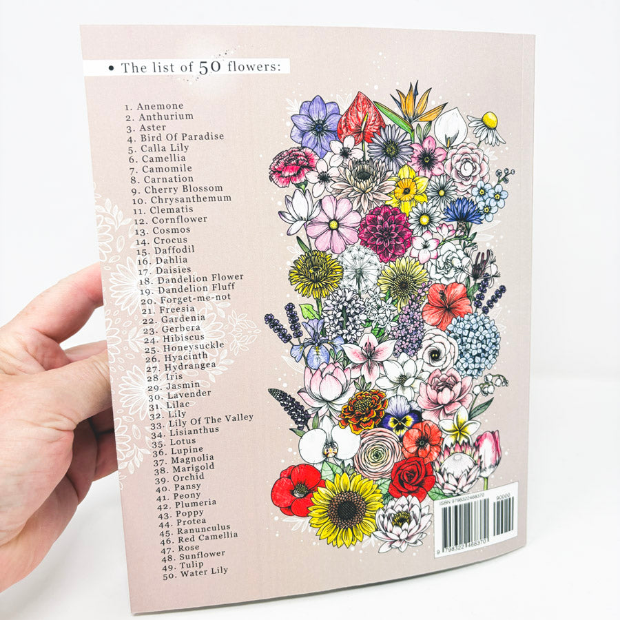 How To Draw Flowers Books by Aska Hall