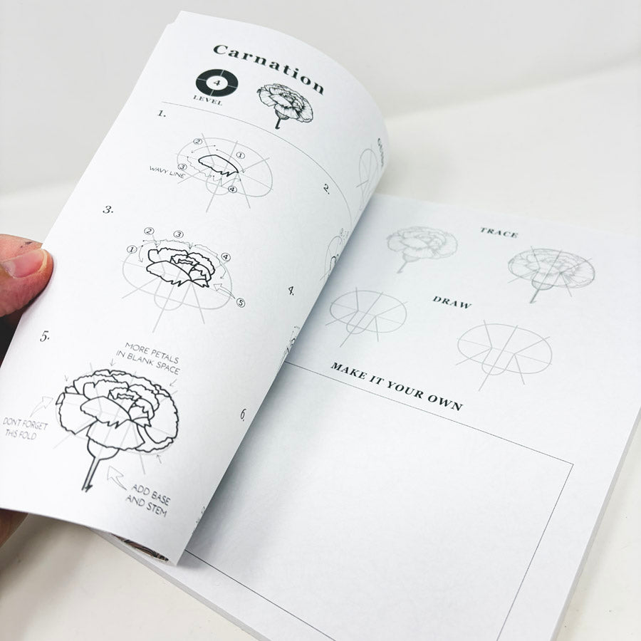 How To Draw Flowers Books by Aska Hall