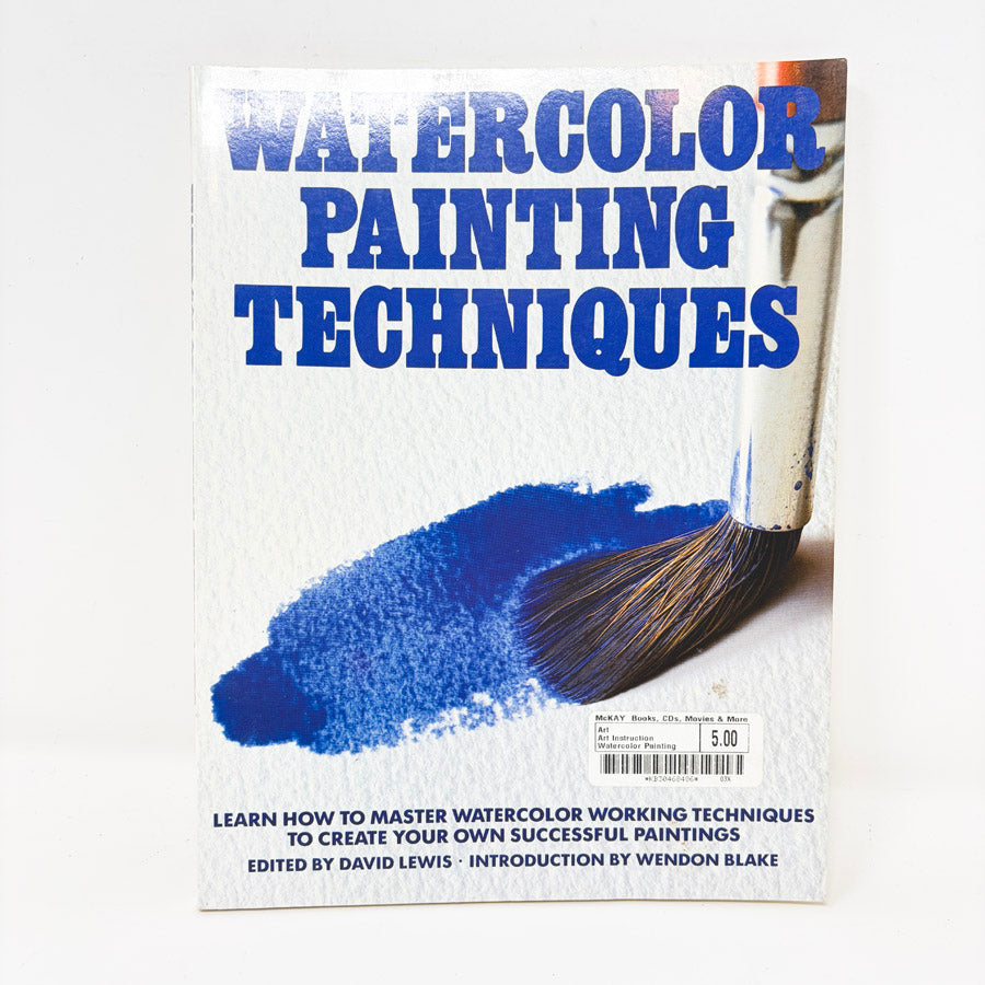 Watercolor Painting Techniques Book by Lewis